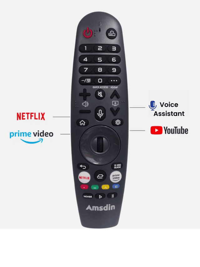 Image of AMSDIN 75 Inch 4K Smart LED TV with webOS | Sleek Design and Stunning Ultra HD Display