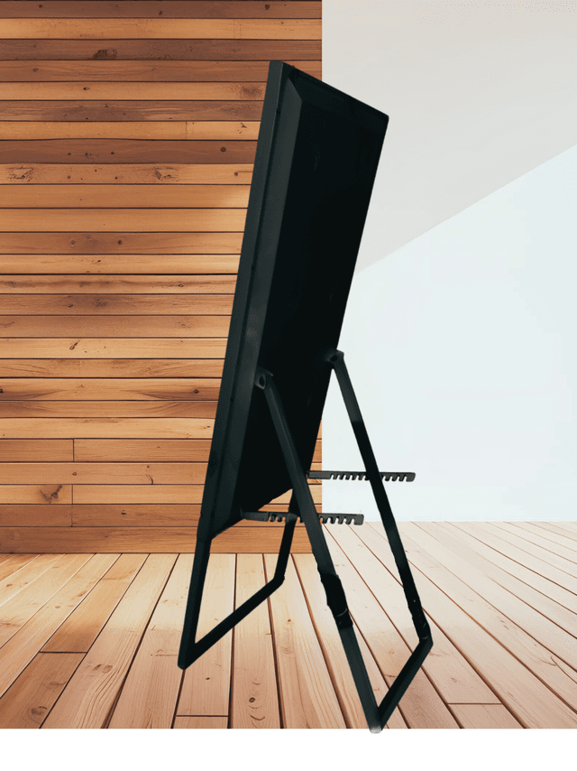 Image of 32 Inch Black Toughened Easel Digital Display for Signage and Advertising