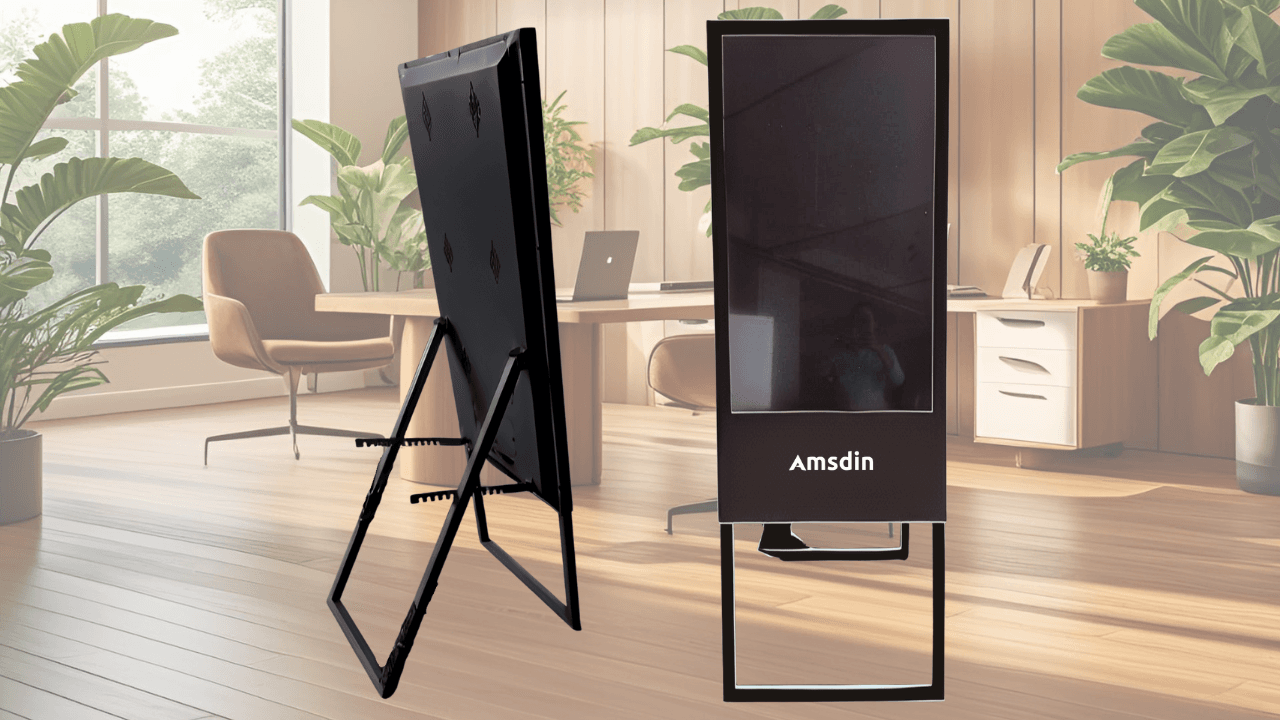 55 Inch Easel Style Digital Signage Screen for Indoor Promotions
