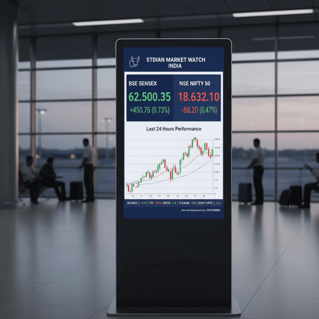 Real-Time Stock Market: Display Live Market Data for Engaging Digital Signage