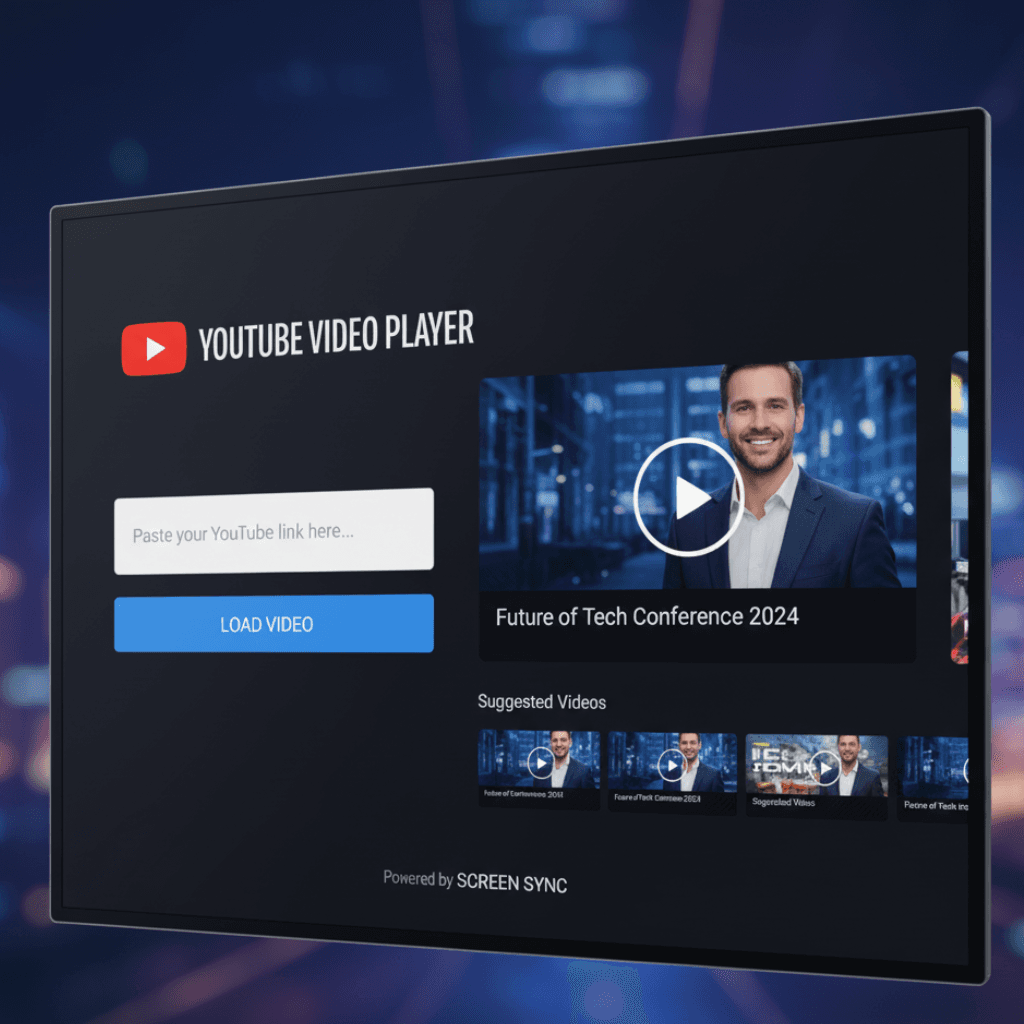 Seamlessly Play YouTube Videos: YouTube Widget for Digital Signage