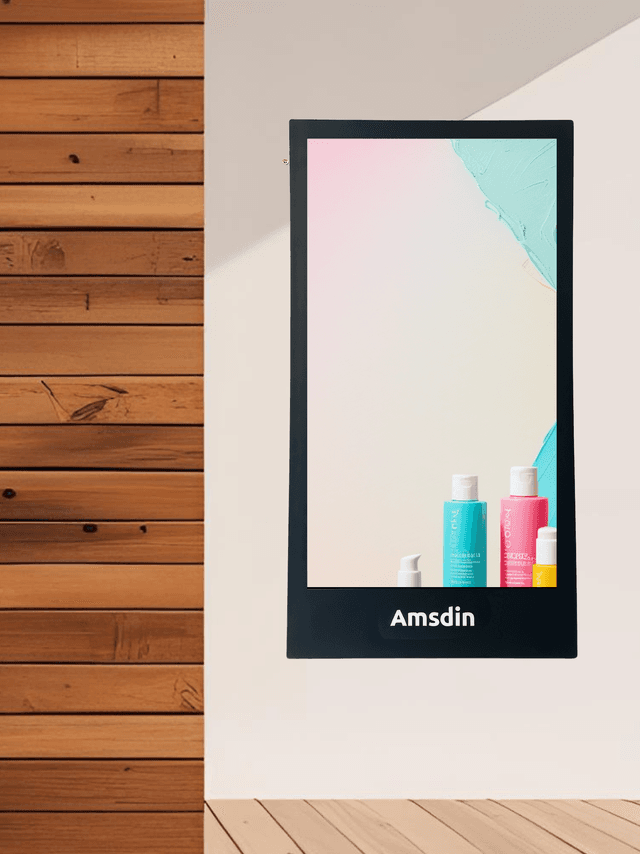 Image of 50-Inch Wall-Mounted Touchscreen Display for Business