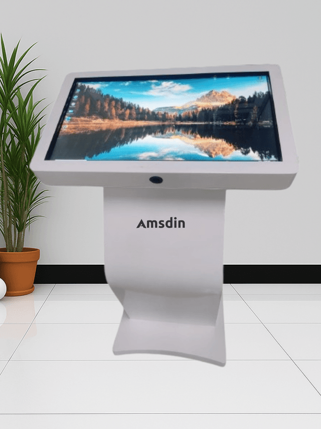 Image of Smart Business Kiosk Featuring 32 Inch Interactive Display